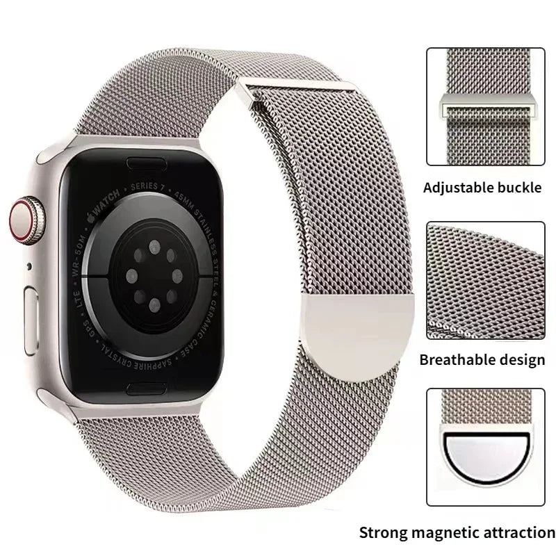 Elegant Milanese Apple Watch Strap™