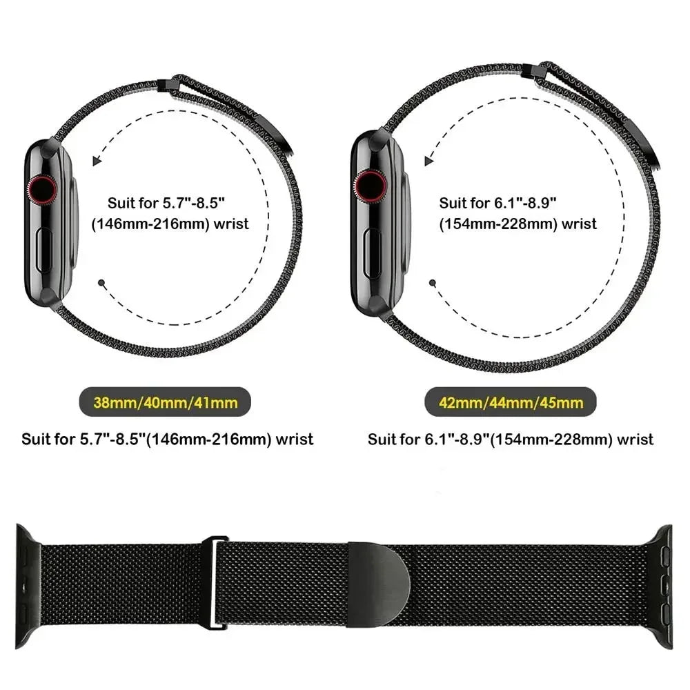 Elegant Milanese Apple Watch Strap™